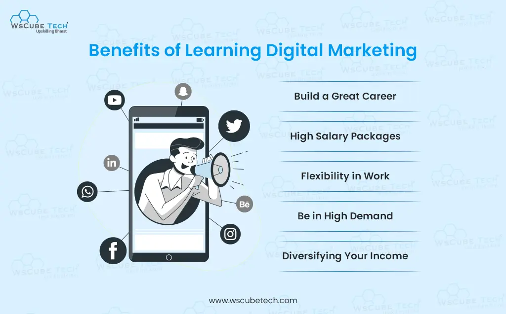 benefits of learning digital marketing