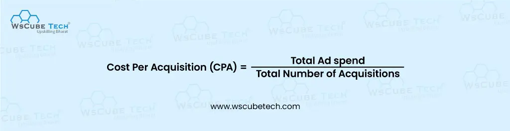 cost per acquisition 